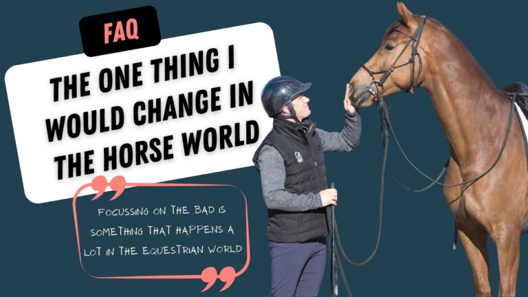 TRT Podcast #7: The one thing I would change in the equestrian world